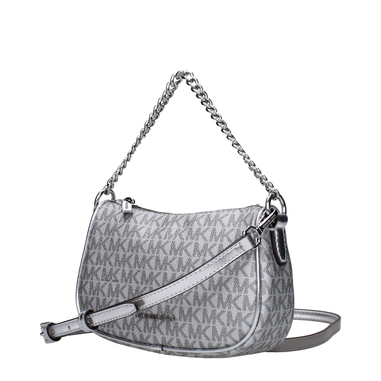 Borsa Michael Kors in tessuto grigio