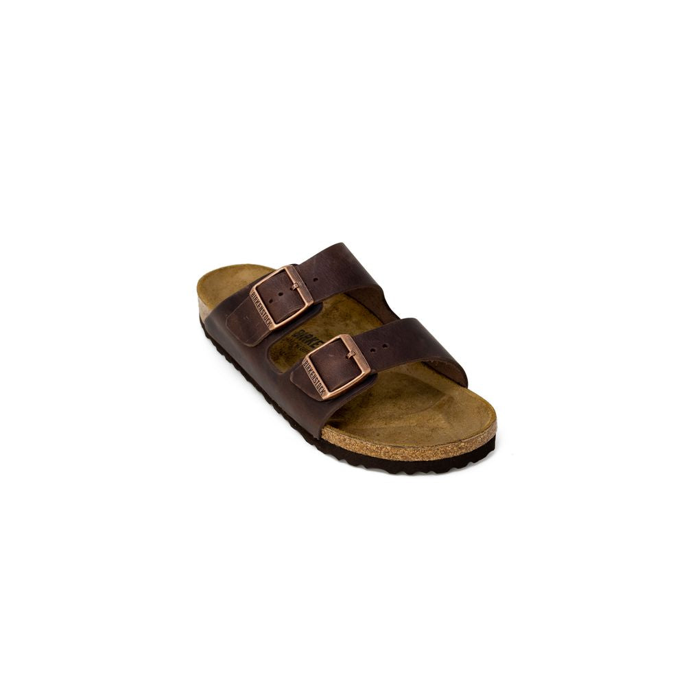Pantofole Birkenstock sintetiche marroni