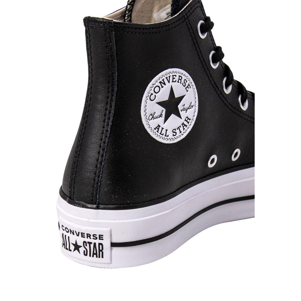 Baskets à plateforme Converse en polyéthylène noir
