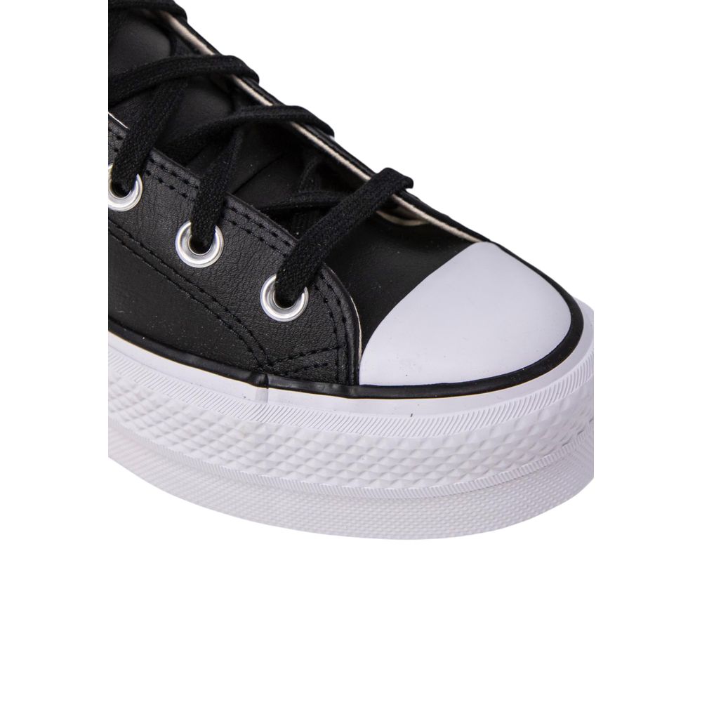 Baskets à plateforme Converse en polyéthylène noir