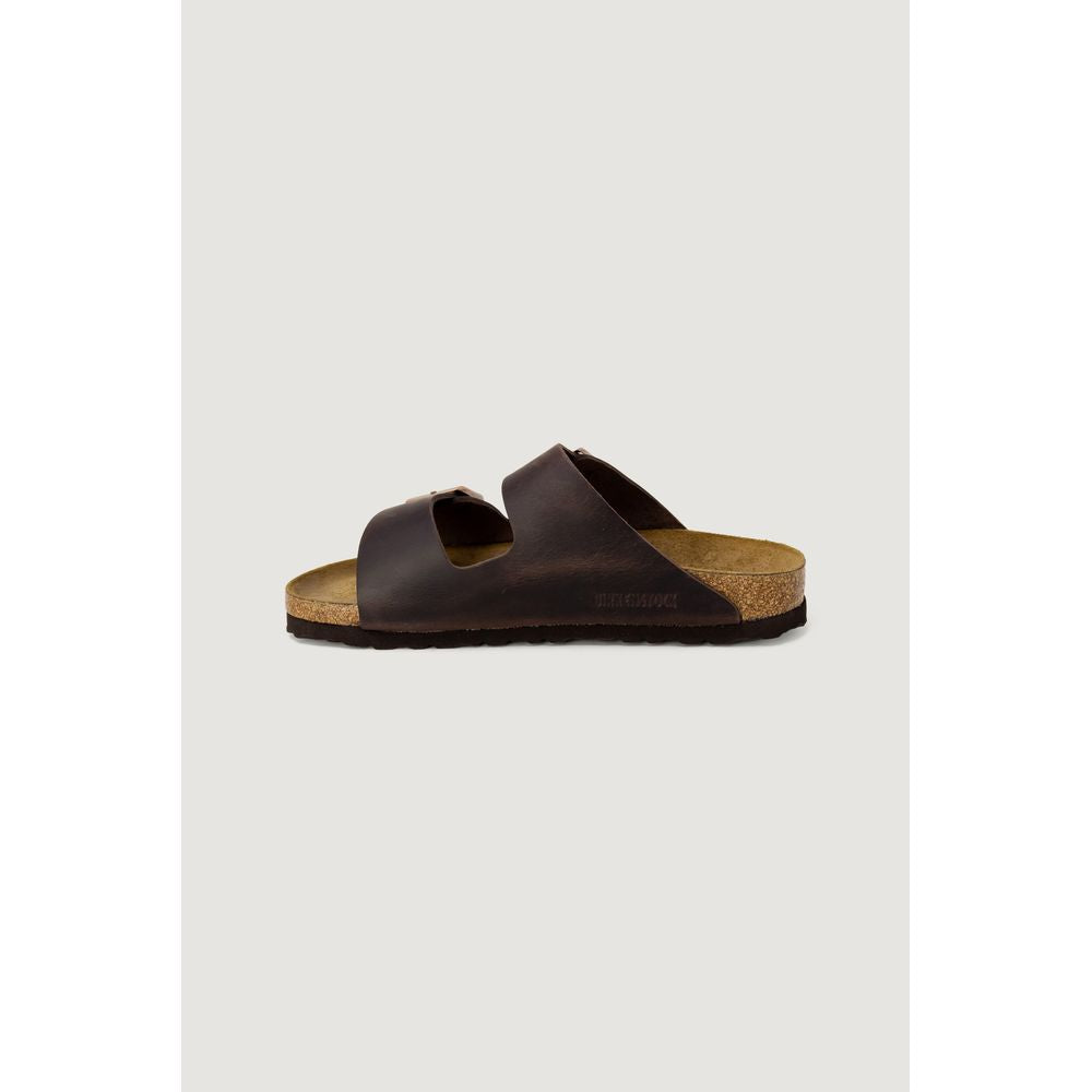 Pantofole Birkenstock sintetiche marroni