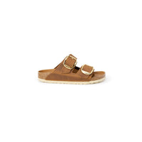 Mules Birkenstock en cuir marron