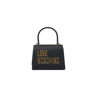 Borsa a Mano Bicolor in Polietilene Love Moschino