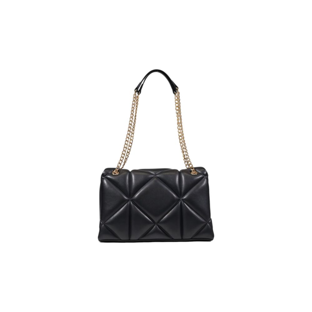 Borsa a mano nera in polietilene Love Moschino