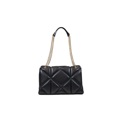 Borsa a mano nera in polietilene Love Moschino