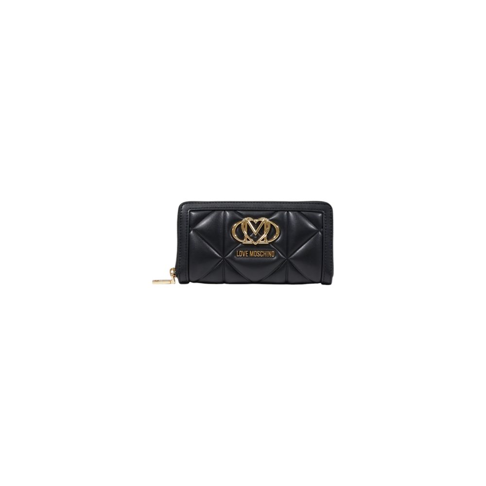 Portafoglio Love Moschino in polietilene nero