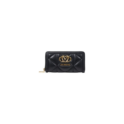 Portafoglio Love Moschino in polietilene nero