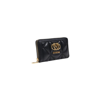 Portafoglio Love Moschino in polietilene nero