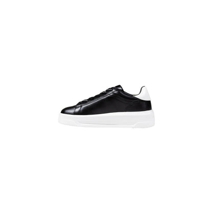 Baskets Chunky Love Moschino Noires et Blanches en Synthétique