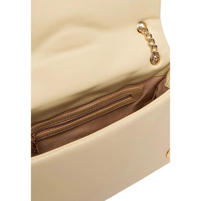 Borsa a mano Love Moschino in pelle sintetica beige