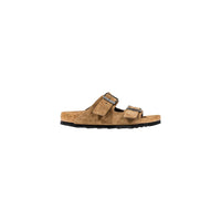 Sandali Birkenstock in pelle scamosciata marrone