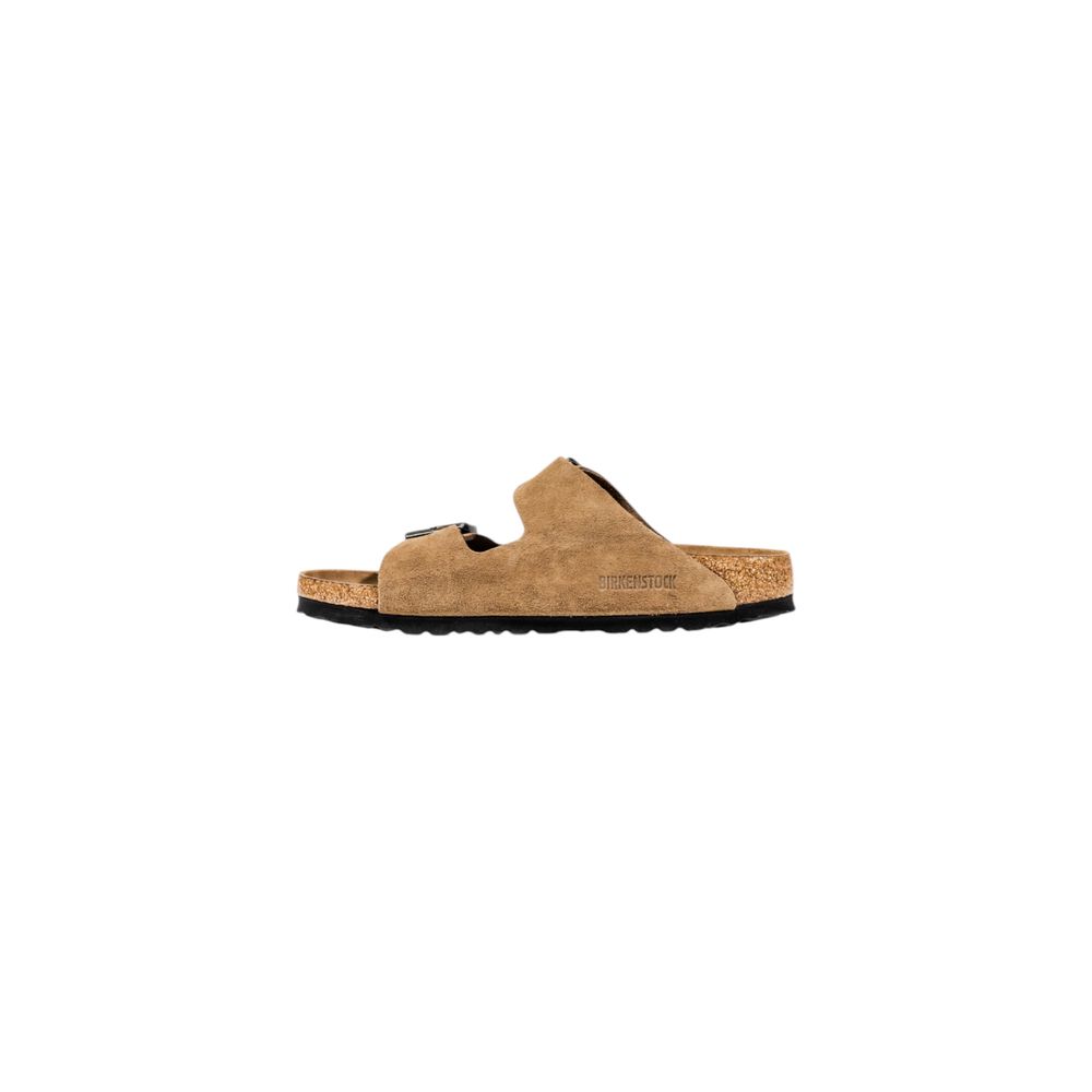 Sandali Birkenstock in pelle scamosciata marrone