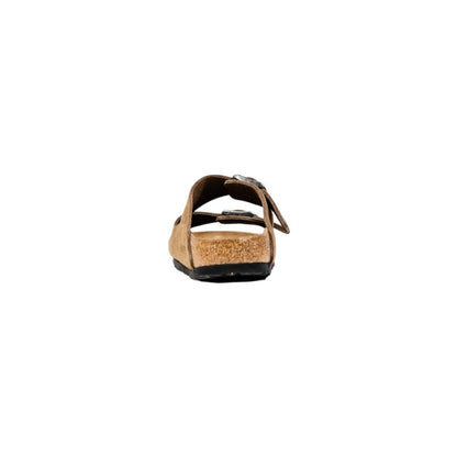 Sandali Birkenstock in pelle scamosciata marrone