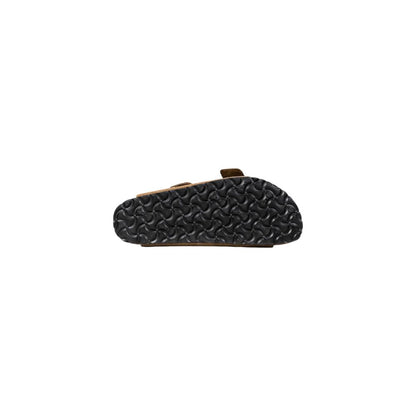Sandali Birkenstock in pelle scamosciata marrone
