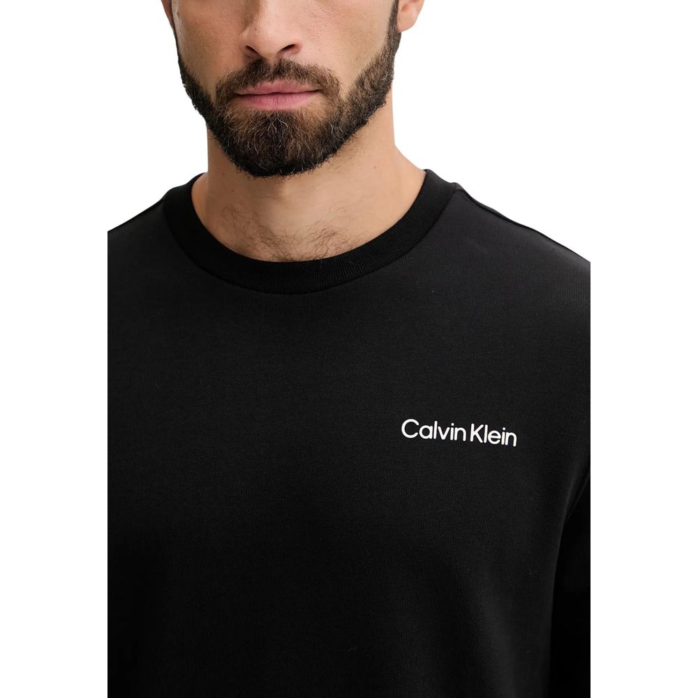 Felpa Calvin Klein Sport in cotone nero