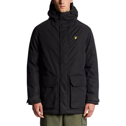 Lyle & Scott Parka in poliestere nero