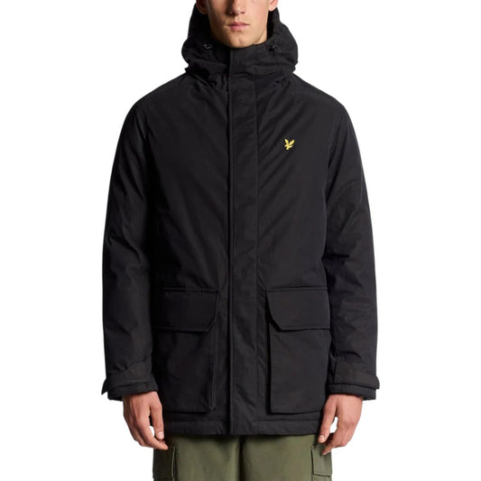 Lyle & Scott Parka in poliestere nero