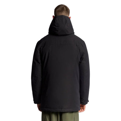 Lyle & Scott Parka in poliestere nero