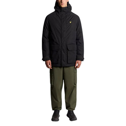 Lyle & Scott Parka in poliestere nero