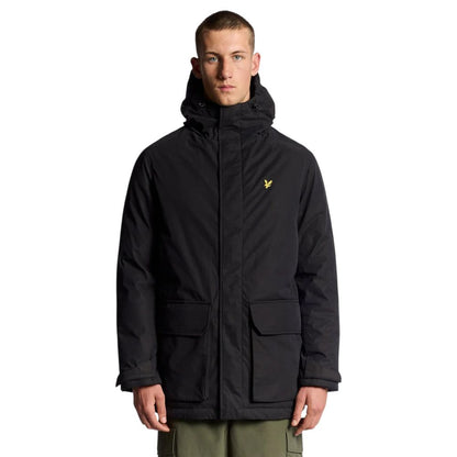 Lyle & Scott Parka in poliestere nero