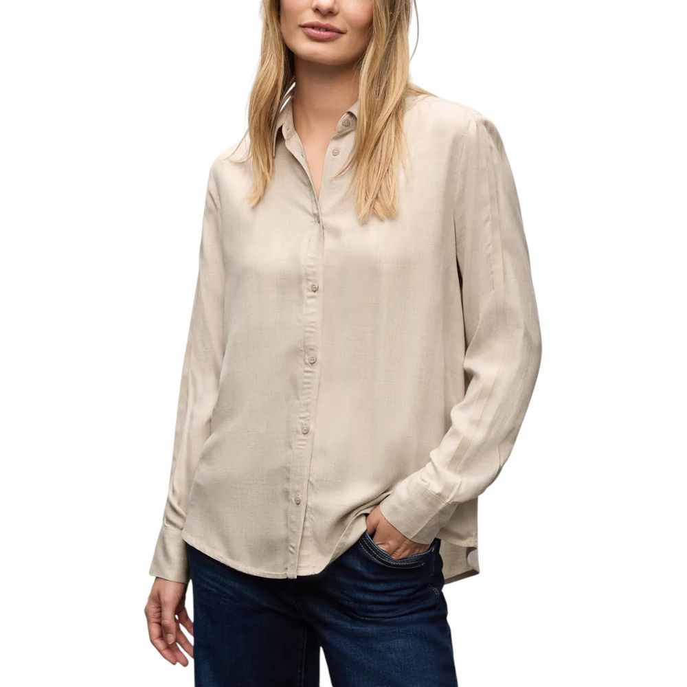 Chemisier beige en viscose Street One