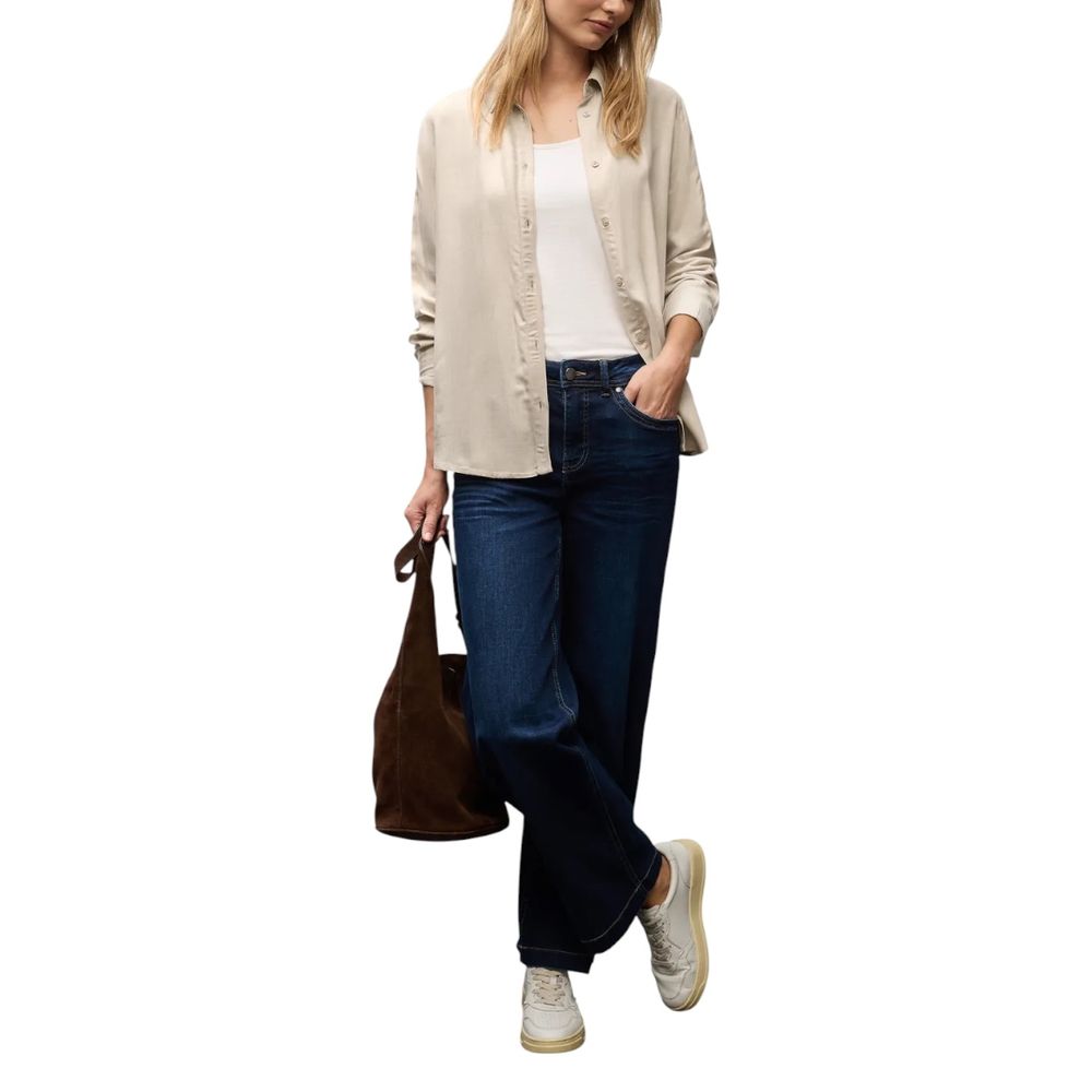 Chemisier beige en viscose Street One