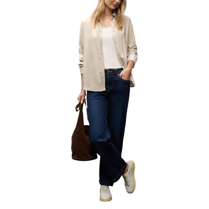 Camicetta in viscosa beige Street One