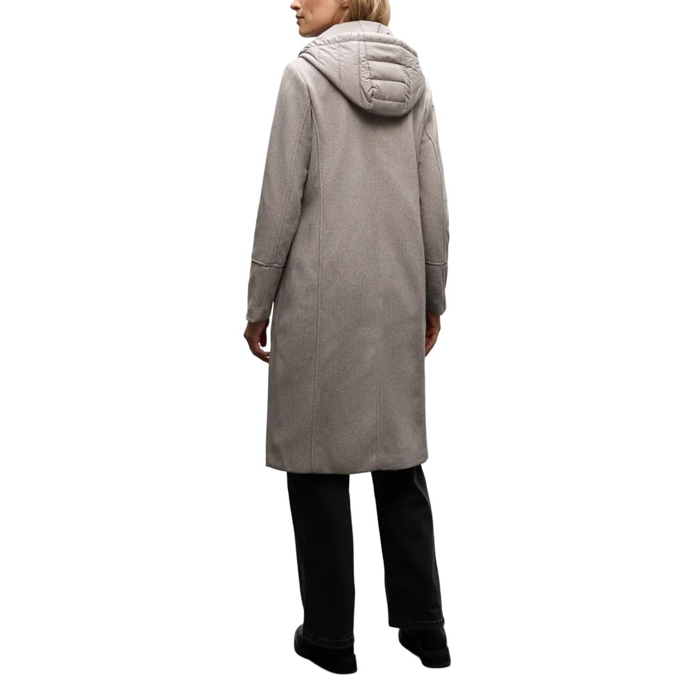 Manteau Street One en polyester beige