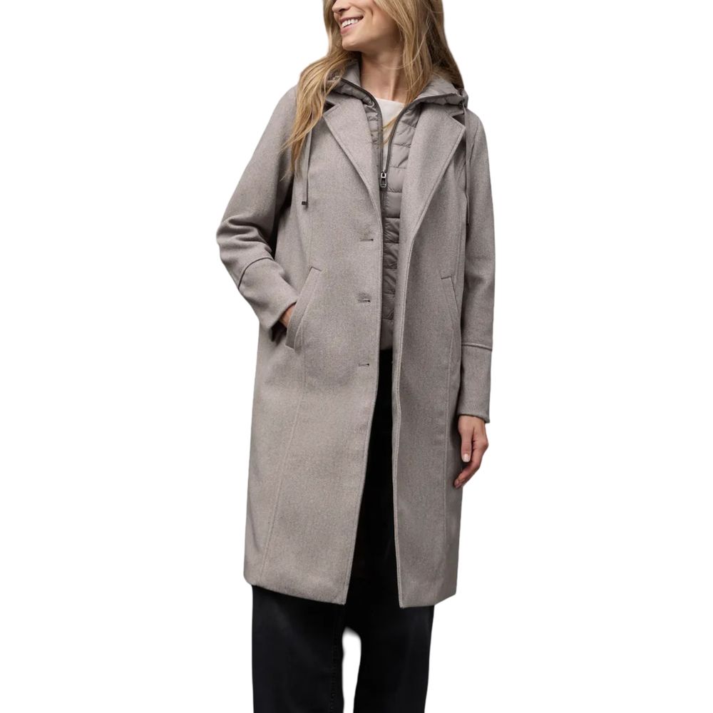 Manteau Street One en polyester beige