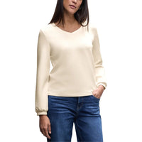 Felpa Street One beige in modal