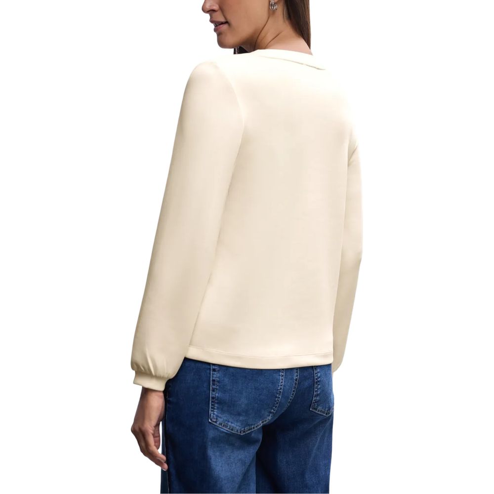 Felpa Street One beige in modal