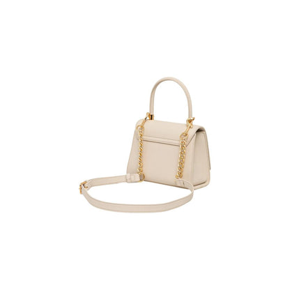 Borsa a mano Love Moschino in polietilene beige