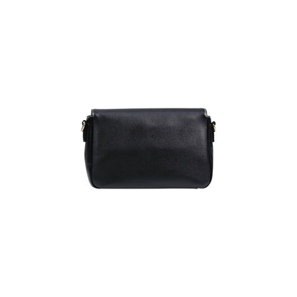 Borsa a mano nera in polietilene Love Moschino