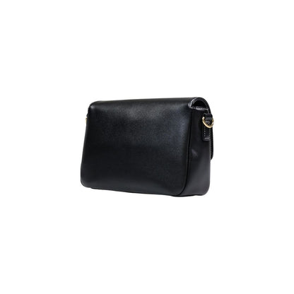 Borsa a mano nera in polietilene Love Moschino