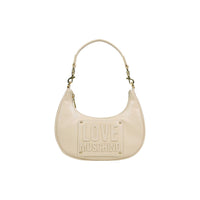 Sac à main Love Moschino en polyéthylène crème