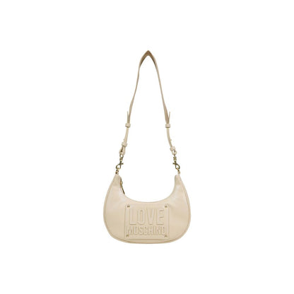 Sac à main Love Moschino en polyéthylène crème