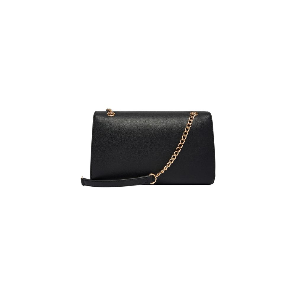 Borsa a mano nera in polietilene Love Moschino
