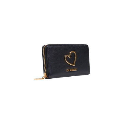 Portafoglio Love Moschino in polietilene nero