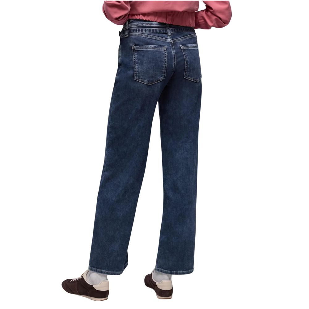Jeans décontracté en coton bleu Street One