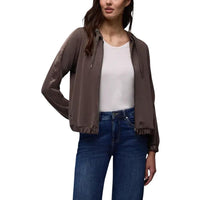 Felpa con cappuccio Street One in modal marrone