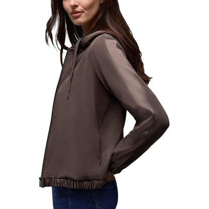 Felpa con cappuccio Street One in modal marrone