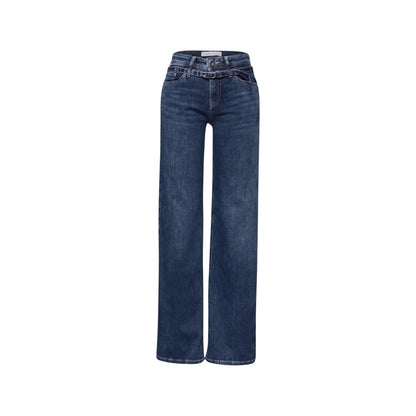 Jeans décontracté en coton bleu Street One