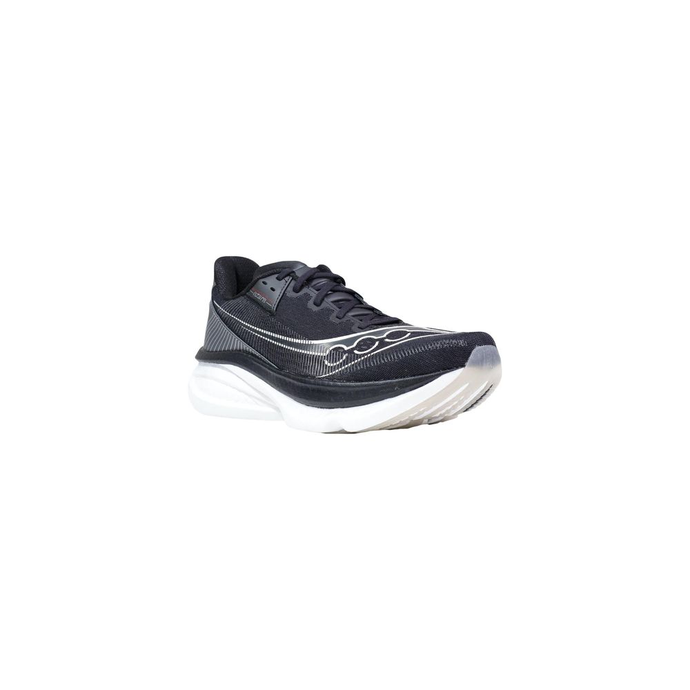 Baskets Athlétiques en Textile Noir et Blanc Saucony