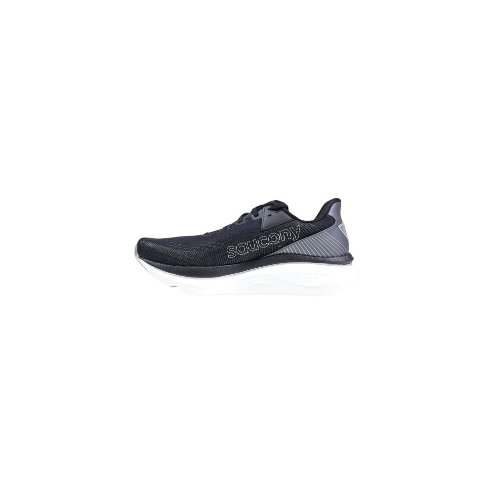Baskets Athlétiques en Textile Noir et Blanc Saucony