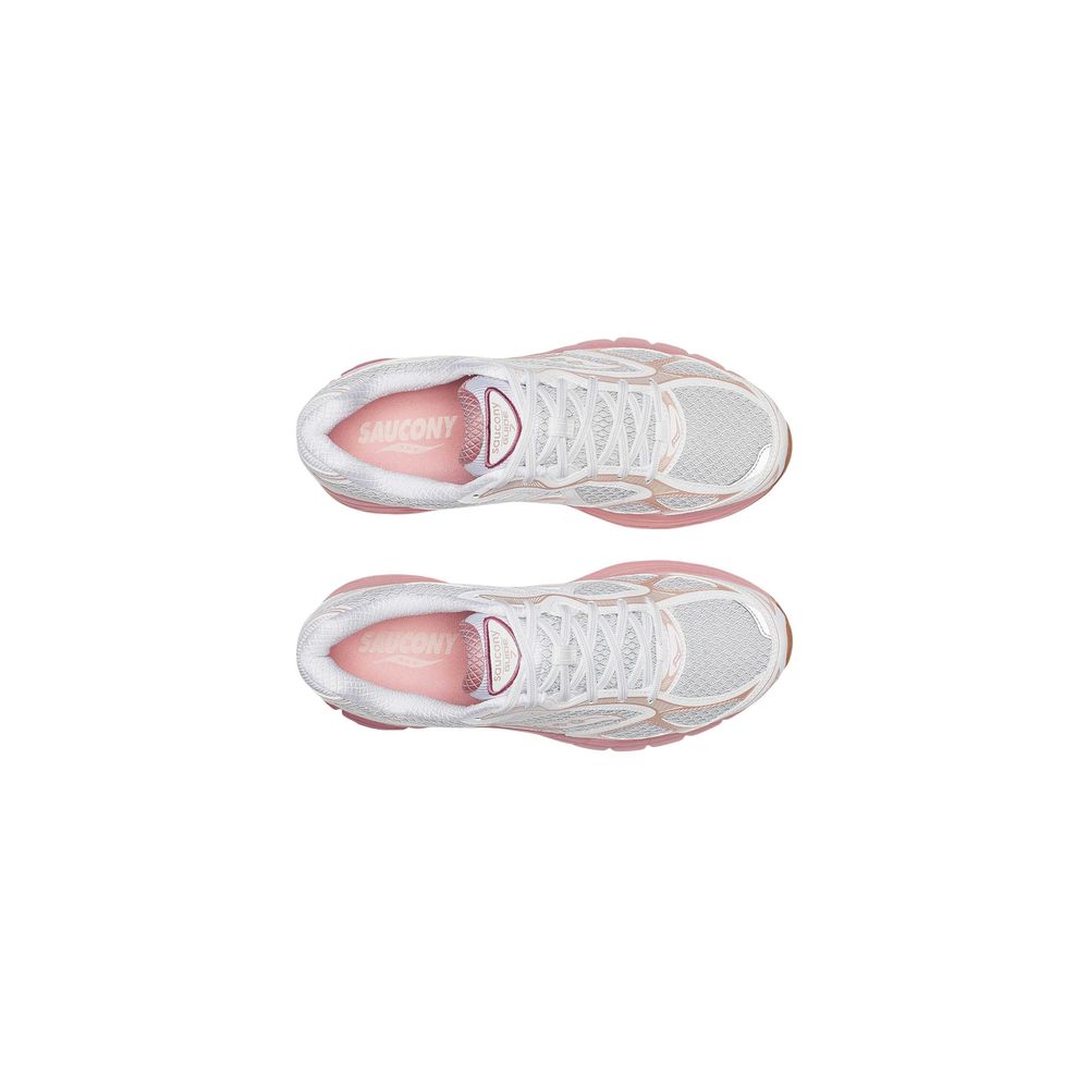 Sneakers sportive Saucony in tessuto bianco