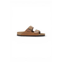 Sandali bassi Birkenstock in pelle marrone