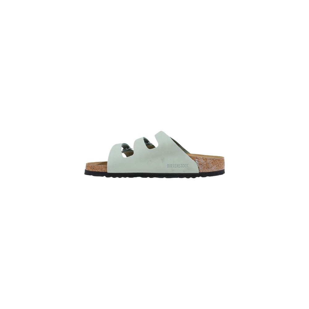 Sandali bassi Birkenstock in pelle verde