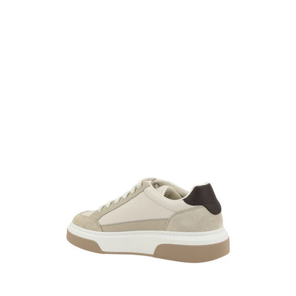Sneakers Ferragamo Platform in Pelle di Vitello Bos Taurus