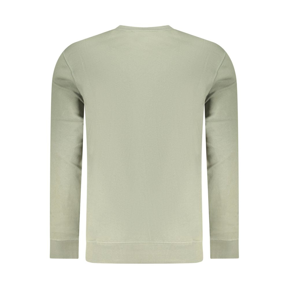 Felpa da uomo Hugo Boss verde in cotone