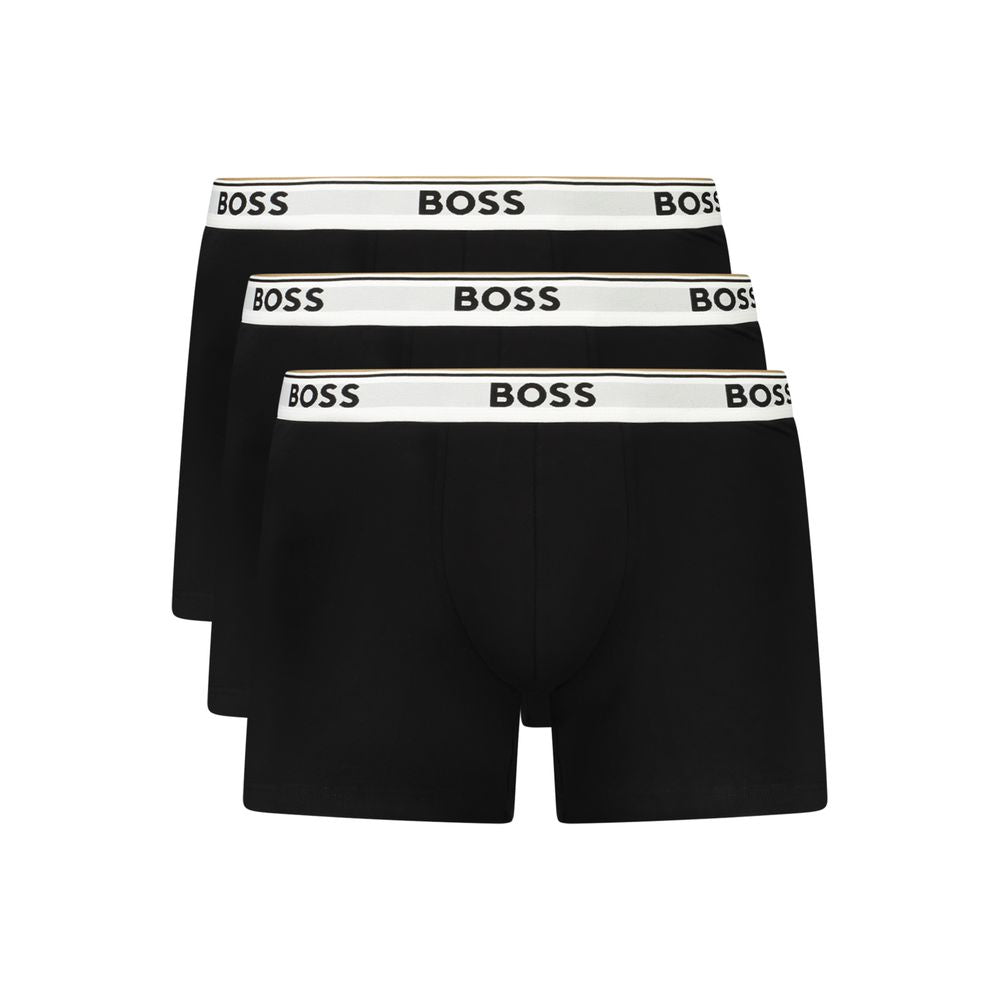 Hugo Boss Caleçon Homme en Coton Noir